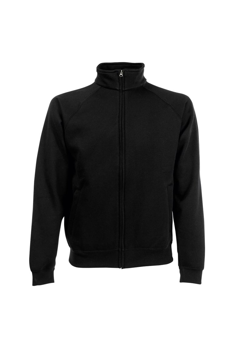 Mens Sweatshirt Jacket - Black