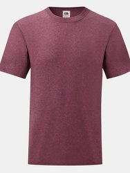 Mens Valueweight Short Sleeve T-Shirt - Heather Burgundy