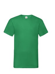 Mens Valueweight V-Neck T-Short Sleeve T-Shirt - Kelly Green - Kelly Green