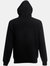 Mens Zip Through Hooded Sweatshirt / Hoodie - Black