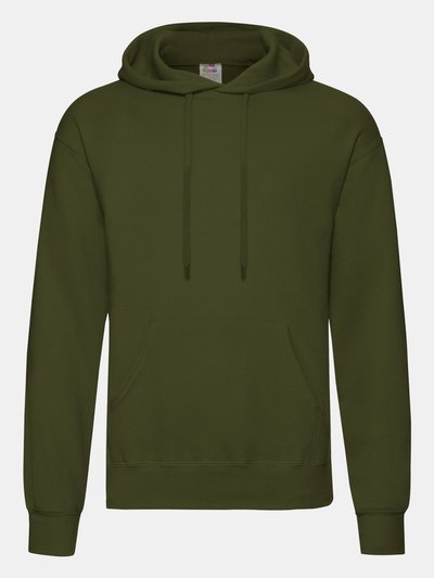 Fruit of the Loom Unisex Adults Classic Hooded Sweatshirt - Classic Olive product