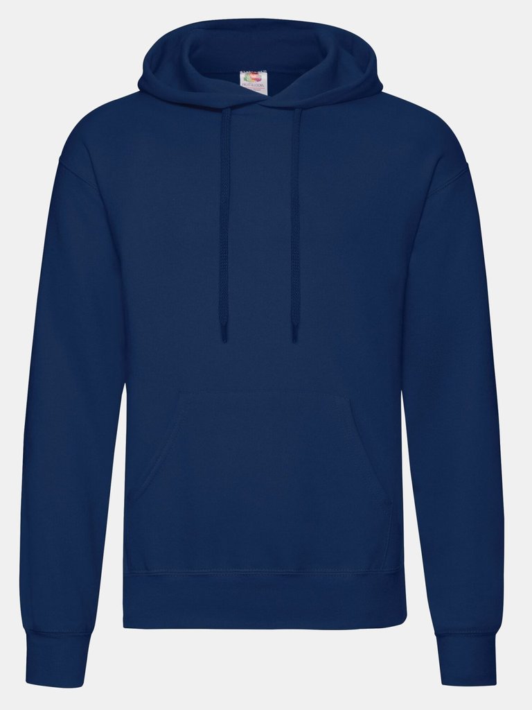 Unisex Adults Classic Hooded Sweatshirt - Navy - Navy