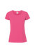 Womens/Ladies Fit Ringspun Premium Tshirt - Fuchsia - Fuchsia