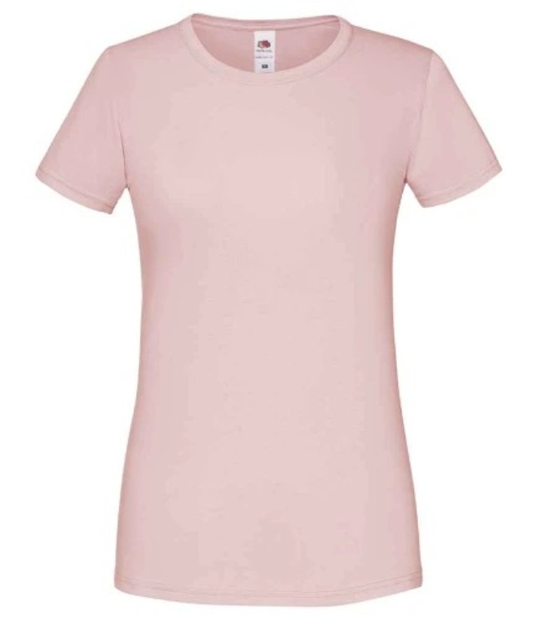 Womens/Ladies Iconic 150 T-Shirt - Powder Rose - Powder Rose