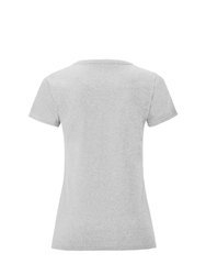 Womens/Ladies Iconic T-Shirt - Heather Grey