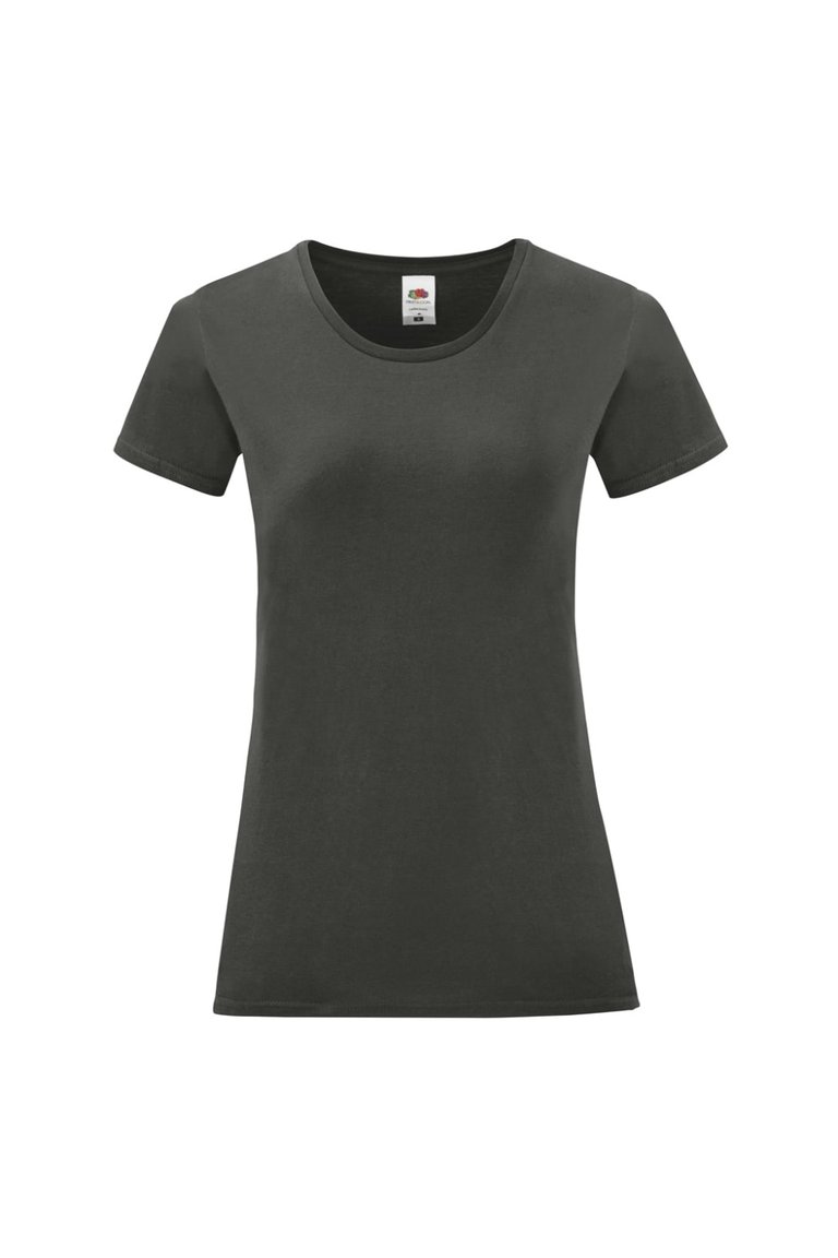 Womens/Ladies Iconic T-Shirt - Light Graphite - Light Graphite