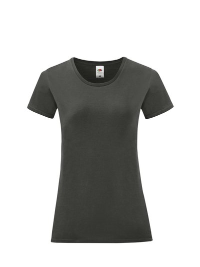 Fruit of the Loom Womens/Ladies Iconic T-Shirt - Light Graphite product