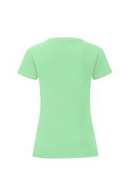 Womens/Ladies Iconic T-Shirt - Neo Mint