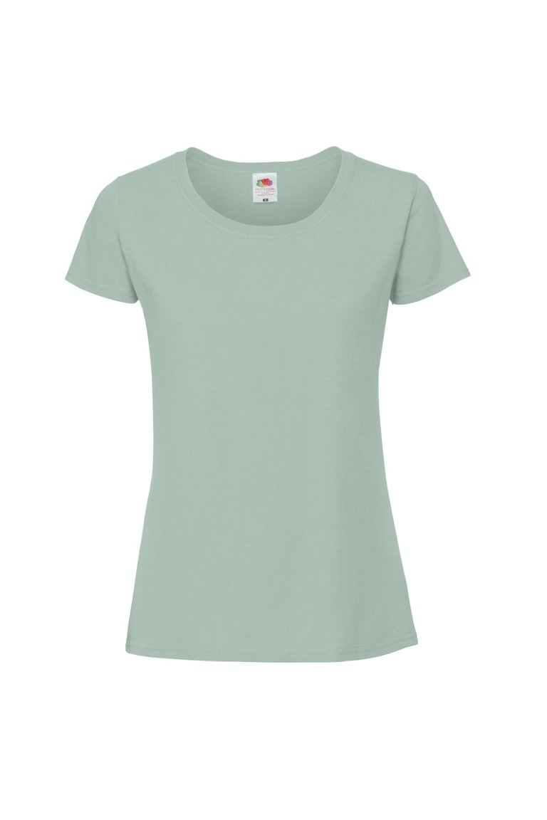 Womens/Ladies Ringspun Premium T-Shirt - Sage - Sage