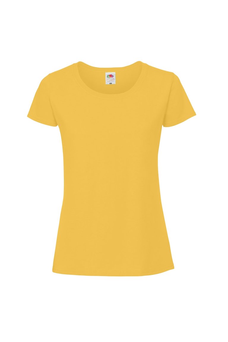 Womens/Ladies Ringspun Premium T-Shirt - Sunflower - Sunflower
