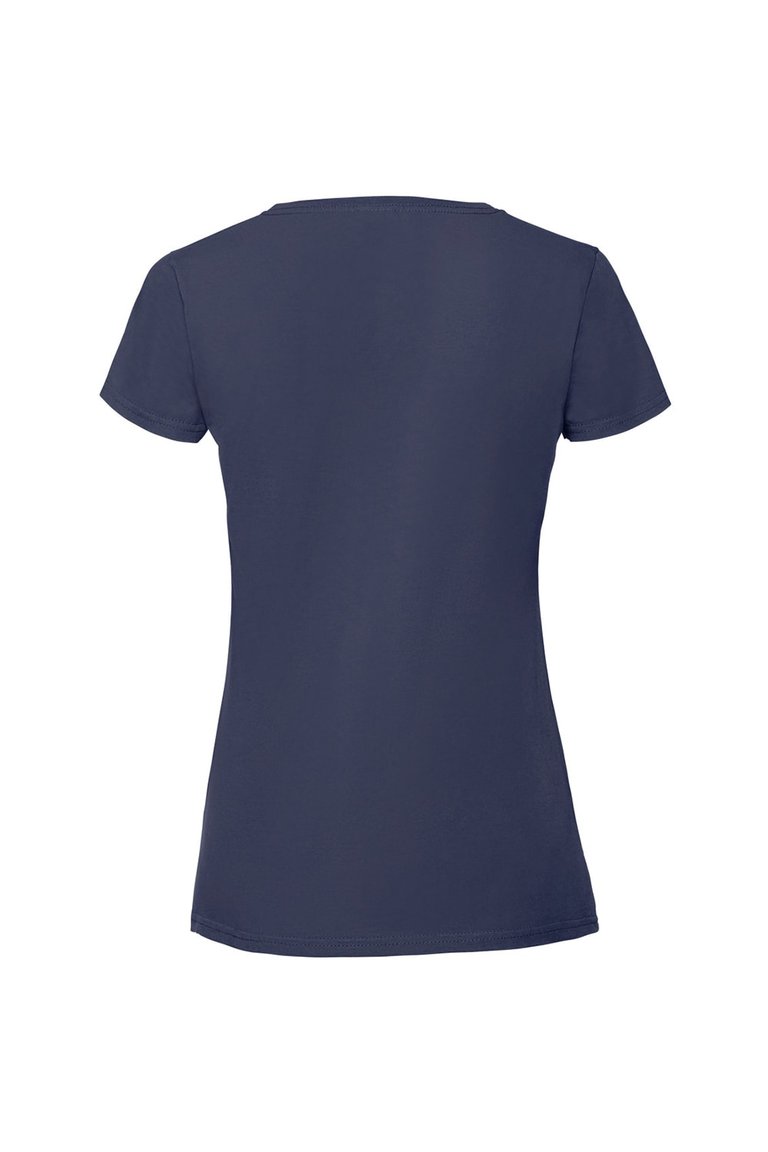Womens/Ladies Ringspun Premium T-Shirt - Ultramarine