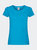 Womens/Ladies Short Sleeve Lady-Fit Original T-Shirt - Azure Blue - Azure Blue