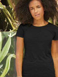 Womens/Ladies Short Sleeve Lady-Fit Original T-Shirt - Black