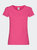 Womens/Ladies Short Sleeve Lady-Fit Original T-Shirt - Fuchsia - Fuchsia