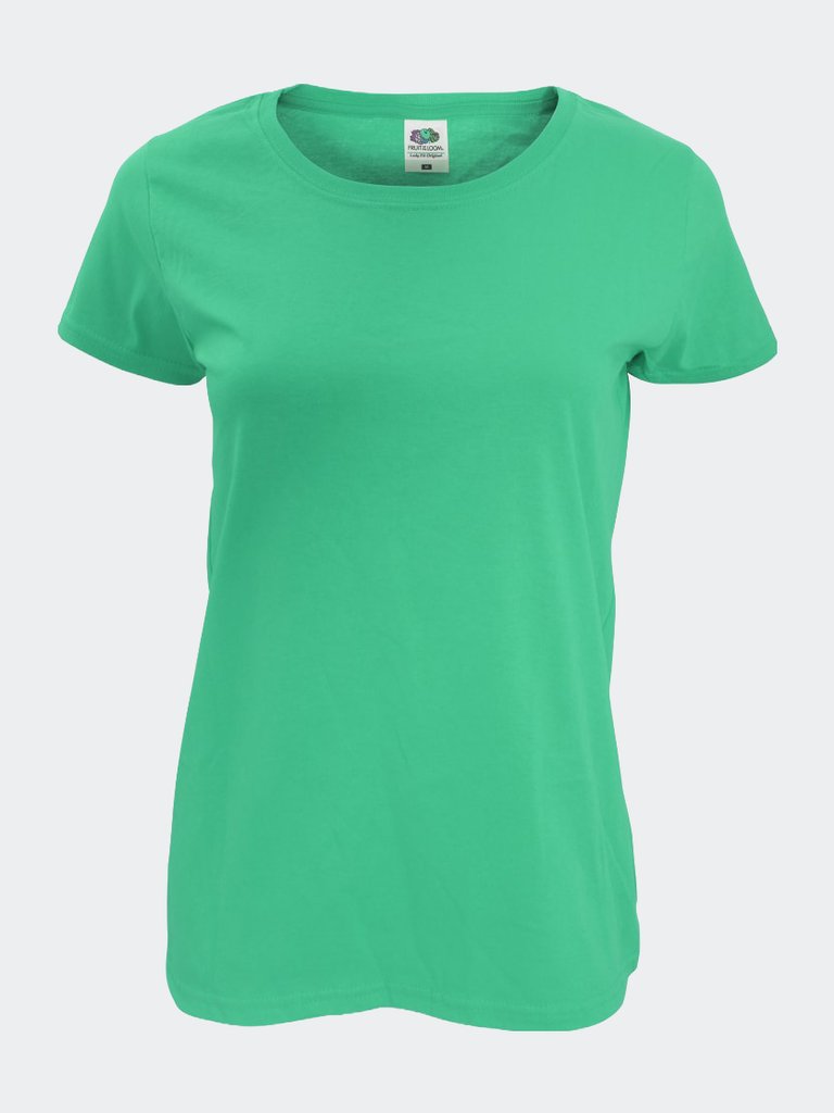 Womens/Ladies Short Sleeve Lady-Fit Original T-Shirt - Kelly Green - Kelly Green