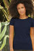 Womens/Ladies Short Sleeve Lady-Fit Original T-Shirt - Navy
