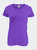 Womens/Ladies Short Sleeve Lady-Fit Original T-Shirt - Purple - Purple