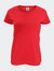 Womens/Ladies Short Sleeve Lady-Fit Original T-Shirt - Red - Red