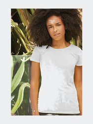 Womens/Ladies Short Sleeve Lady-Fit Original T-Shirt - White