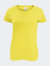 Womens/Ladies Short Sleeve Lady-Fit Original T-Shirt - Yellow - Yellow