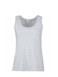 Womens Lady-Fit Valueweight Vest - Heather Gray