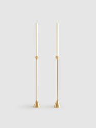 Spindle Candle Holder - Cone