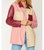 Faux Leather Shacket - Pink Multi - Pink Multi