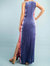 Jersey Tie Dye Maxi Dress - Navy