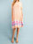 Jersey Tie Dye T-Shirt Dress - Light Tangerine