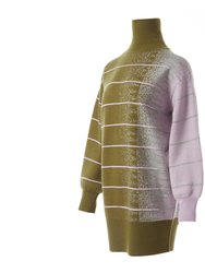 Della Ottoman/ Jacquard Knit Sweater Dress