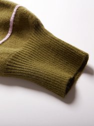 Della Ottoman/ Jacquard Knit Sweater Dress