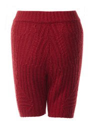 Fern Cable Knit Shorts