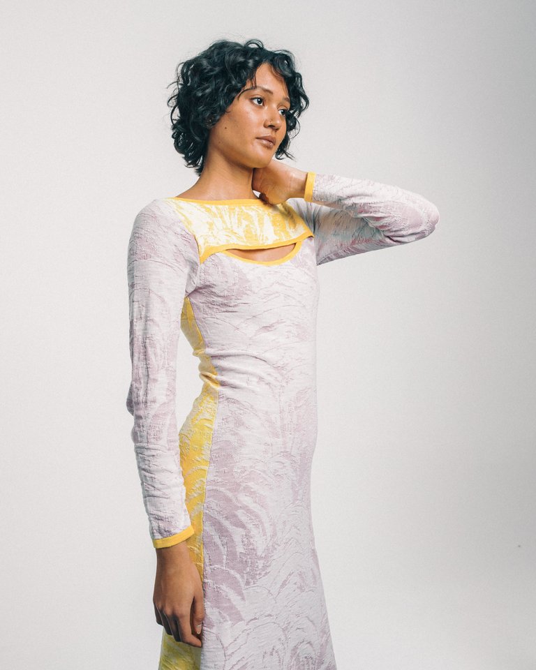 Fully Fashioning | Jayleen Jacquard Maxi Dress