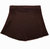 Kayla Rib Knit Shorts - Dark Brown