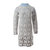 Kora Jacquard Knit Sweater Dress - Gray