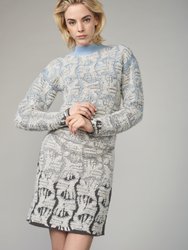 Kora Jacquard Knit Sweater Dress