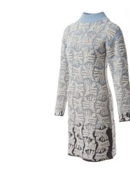 Kora Jacquard Knit Sweater Dress