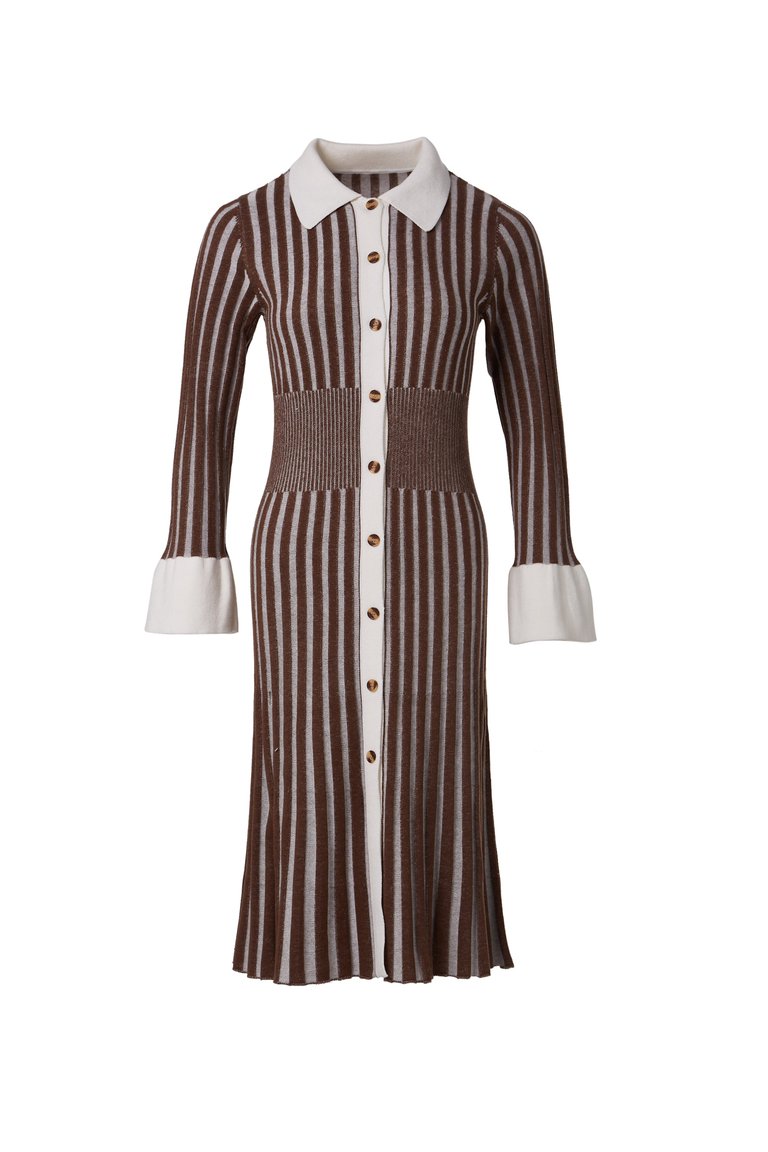 Leonore Dress - Coffee