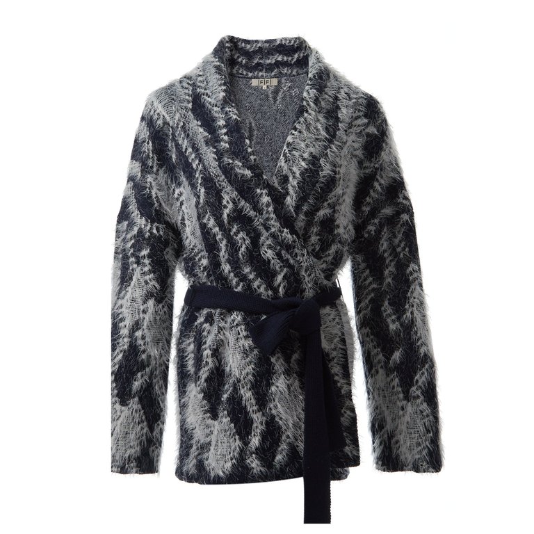 Paris Floating Stitch Knit Coat