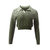 Remi Jacquard Knit Polo Shirt - Dark Green/Lifht Green/Brown