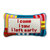 I Came I Saw Needlepoint Pillow In Aqua - Aqua