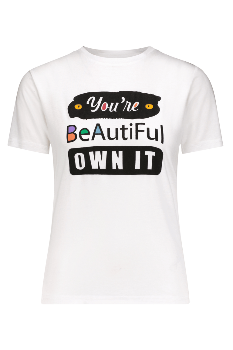 You're Beautiful Own It Cotton T-Shirt II