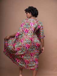 Akila Kimono Wrap Dress 