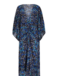 Obaatan Kaftan+Maxi Dress - Octavia Cobalt (Bamboo Rayon)