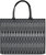 Women Opportunity Tote Toni Grigio Leather Canvas Tote Bag - Black