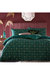 Bee Deco Geometric Duvet Set - Emerald Green (King) (UK - Superking) - Emerald Green