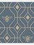 Bee Deco Geometric Duvet Set - French Blue - Queen/UK - King