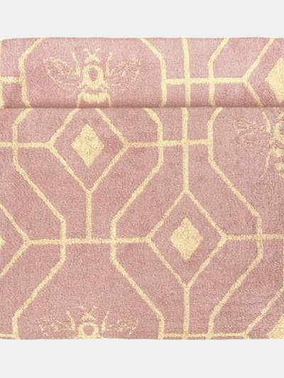 Furn Bee Deco Geometric Jacquard Bath Towel - Blush product
