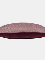 Blenheim Geometric Throw Pillow Cover - Berry