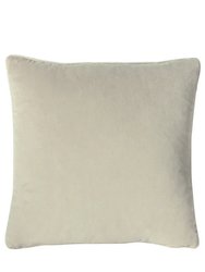 Cohen Velvet Throw Pillow Cover- Natural - Natural